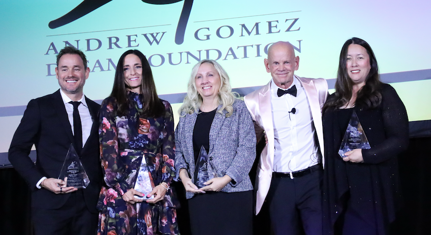 awards were also presented to four individuals for their contributions of time and talents